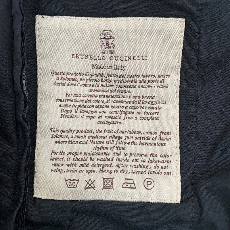 Brunello Cucinelli navy jeans