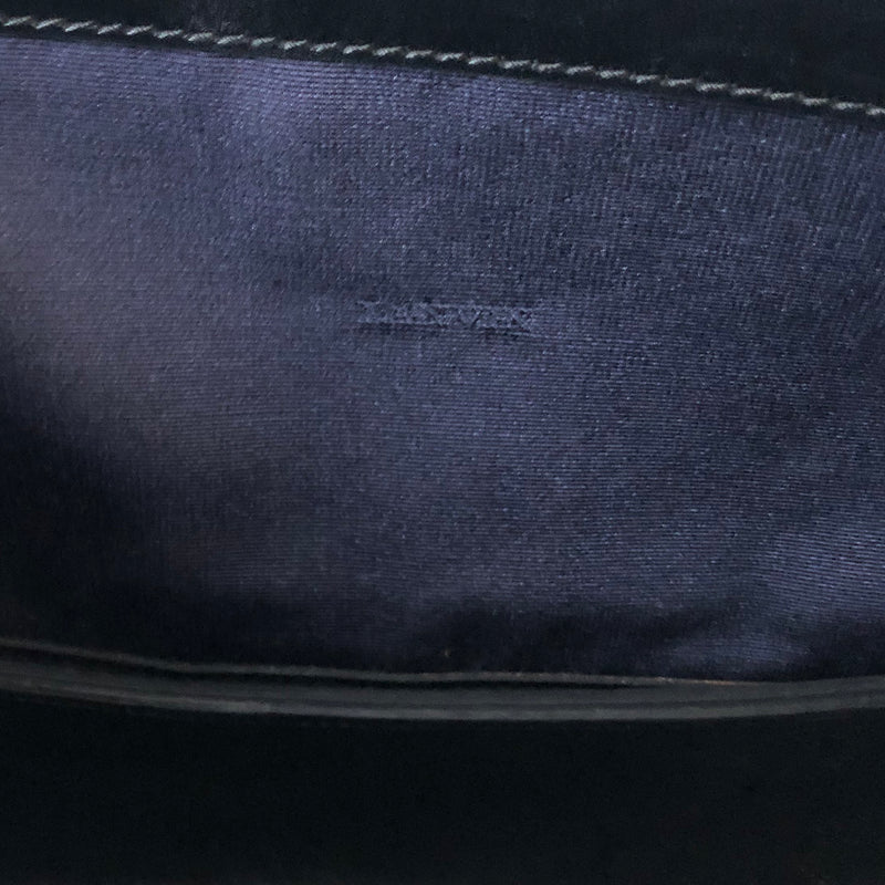 LANVIN black/blue leather handbag