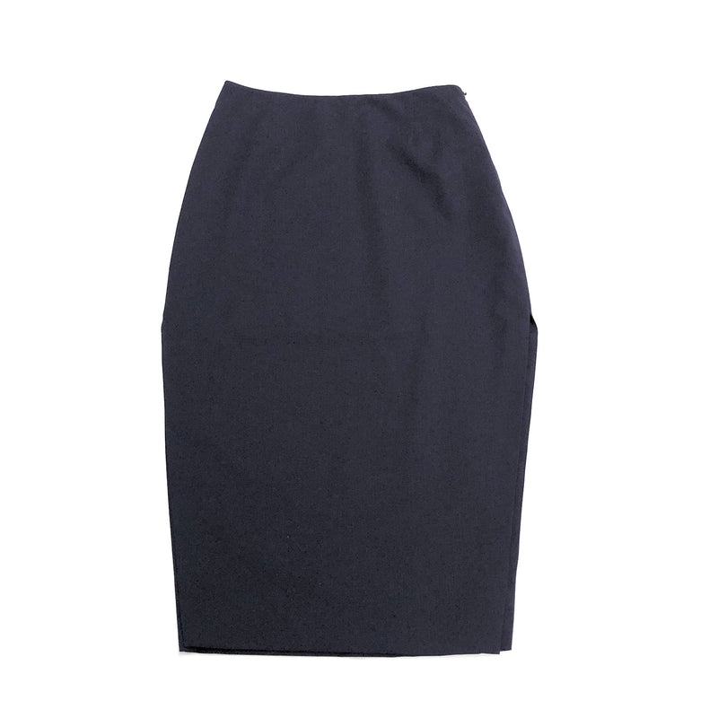 Prada second hand navy skirt 