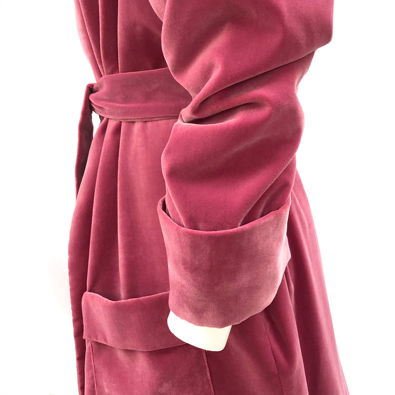 Racil pink velvet robe