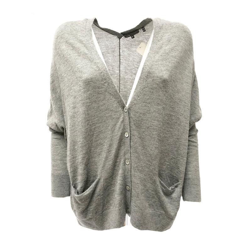 Vince grey cashmere cardigan