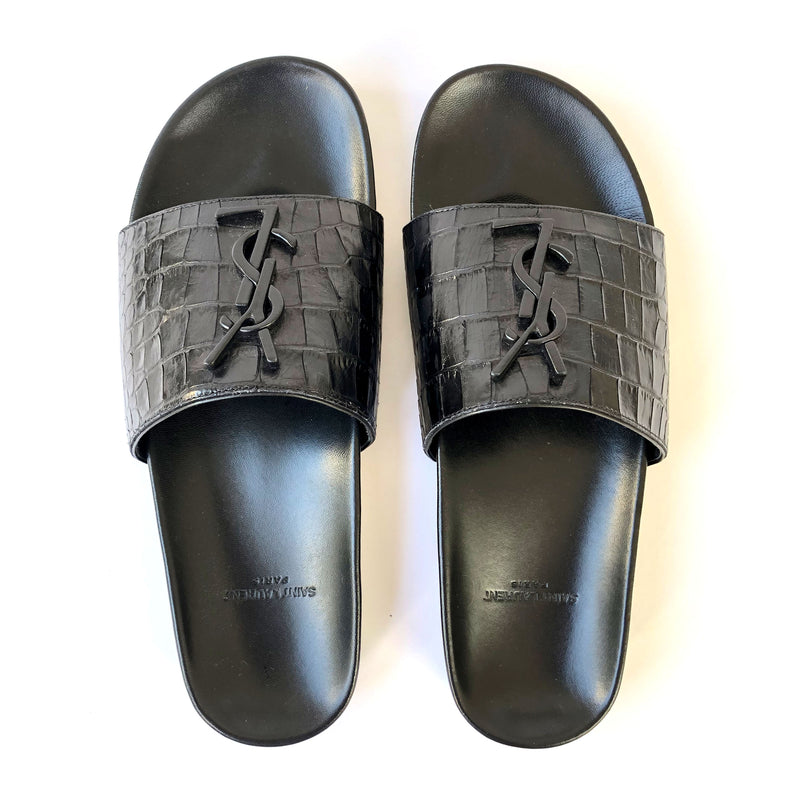 SAINT LAURENT slide sandals