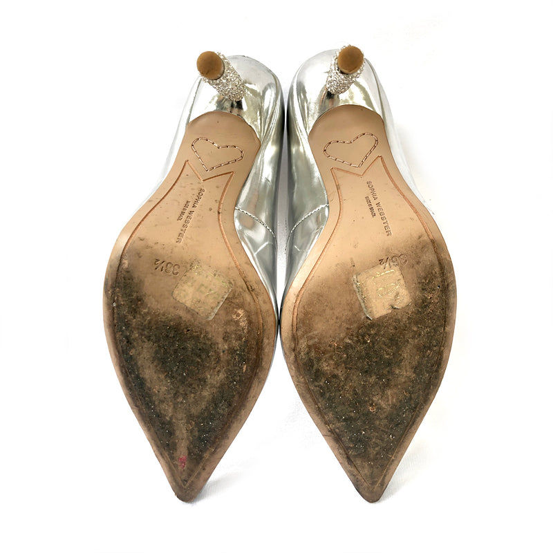 Sophia Webster silver heels