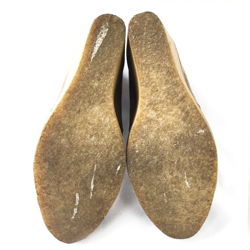 Stella McCartney beige platform ankle boots