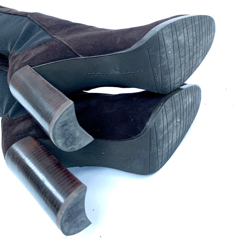 Stuart Weitzman brown suede knee boots