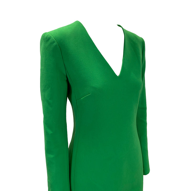 second-hand Tara Jarmon green mini dress | Size FR36
