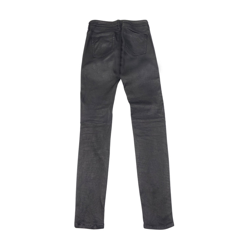 second-hand THE KOOPLES black leather jeans | Size FR36