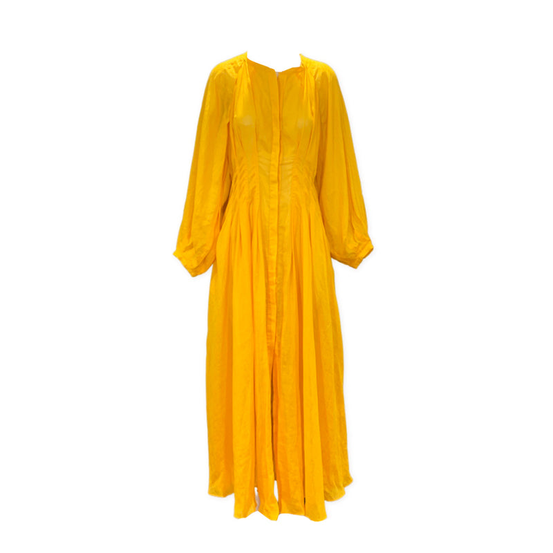 pre-owned THREE GRACES amber maxi dress | Size UK10