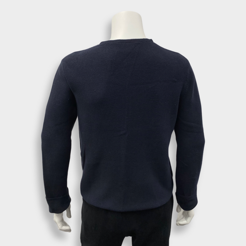 GUCCI tiger face badge detail men's jumper