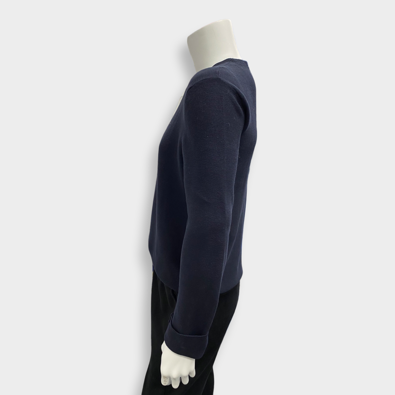 GUCCI tiger face badge detail men's jumper