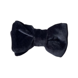 Tom Ford black cotton velvet bow tie mark francis loop generation