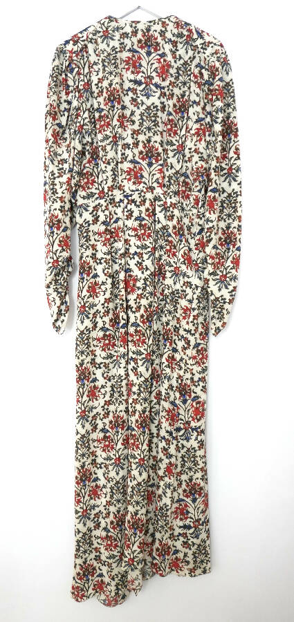 Isabel Marant women's multicoloured blaine floral print silk dress