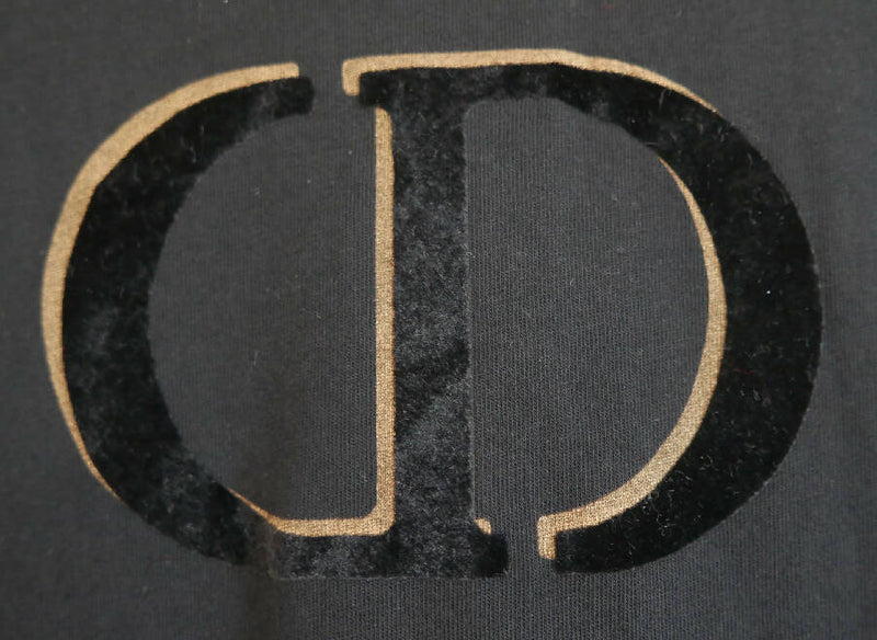 Christian Dior girl’s black cotton long sleeved t-shirt