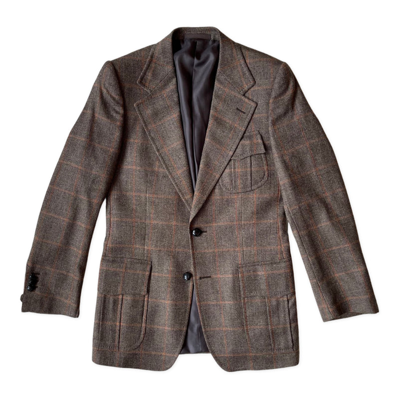 Yves Saint Laurent brown check cashmere jacket Mark Francis Vandelli Loop Generation
