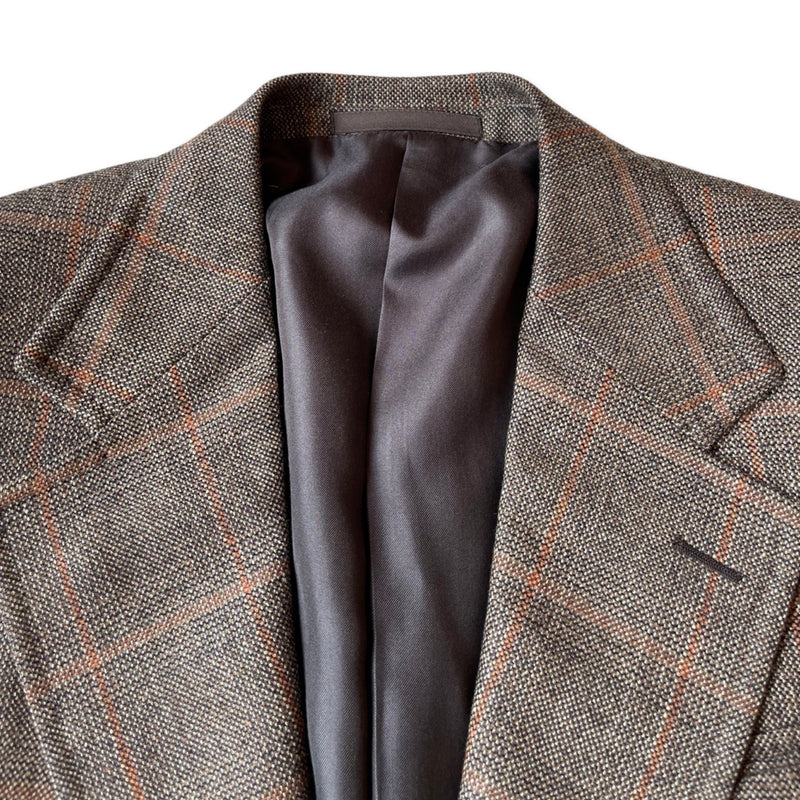 Yves Saint Laurent brown check cashmere jacket Mark Francis Vandelli Loop Generation