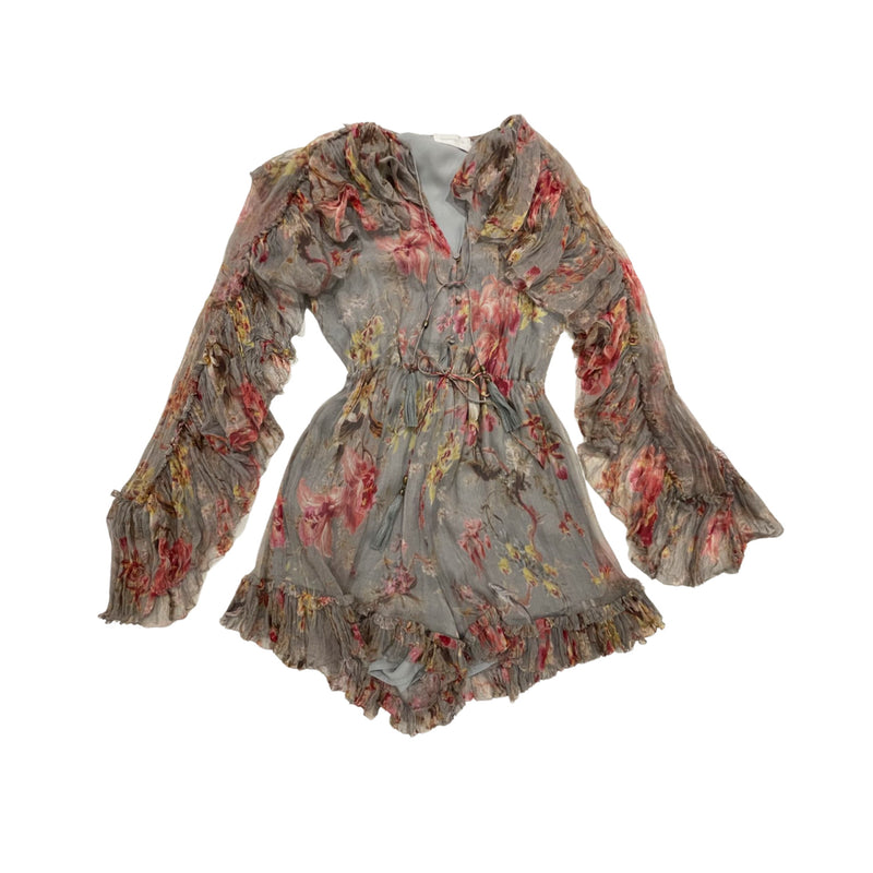 pre-loved ZIMMERMANN floral print jumpsuit | Size 0
